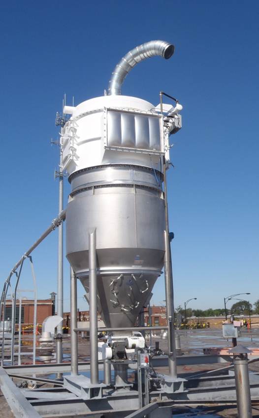 cyclone dust collector | cyclone dust separator | industrial dust extraction system