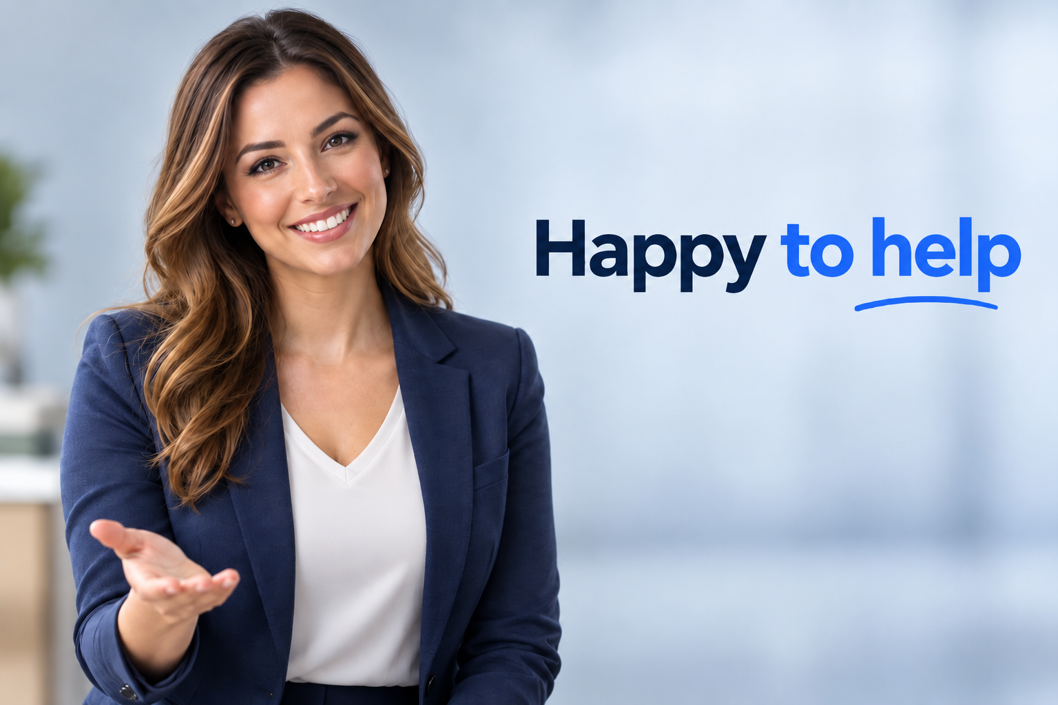 Happy to Help Corporate Portrait